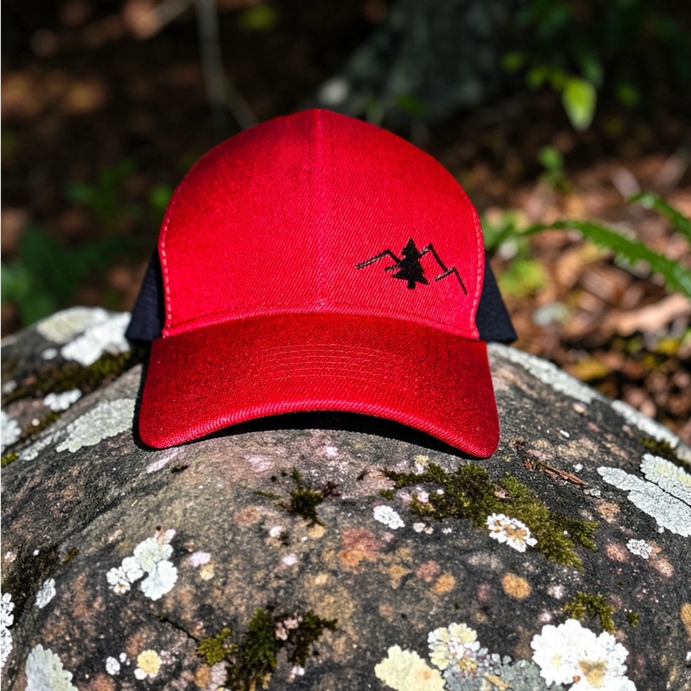 Pacific Headwear Mountains Adjustable Snapback Hat Cap EUC